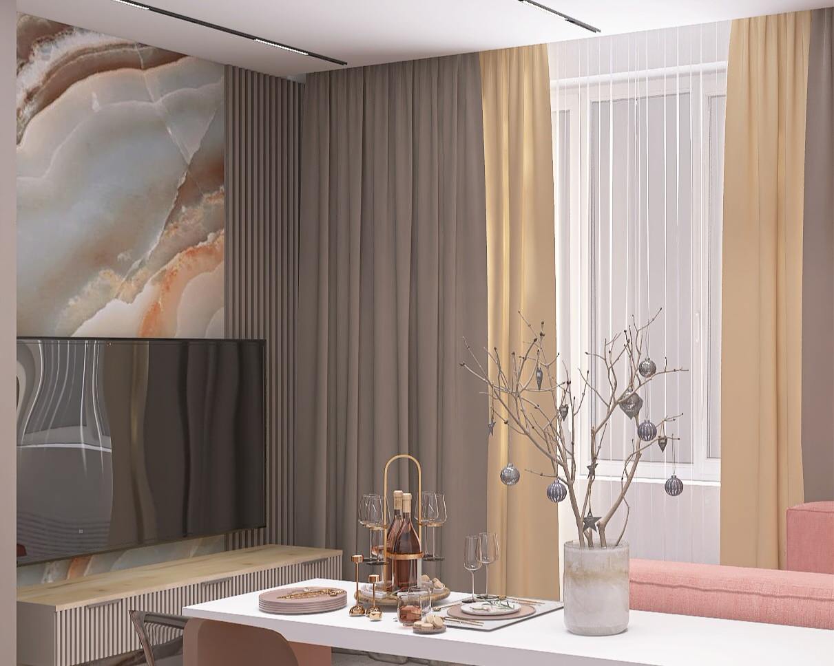 Двухкомнатная квартира 83 кв. м для мамы с дочкой подростком.