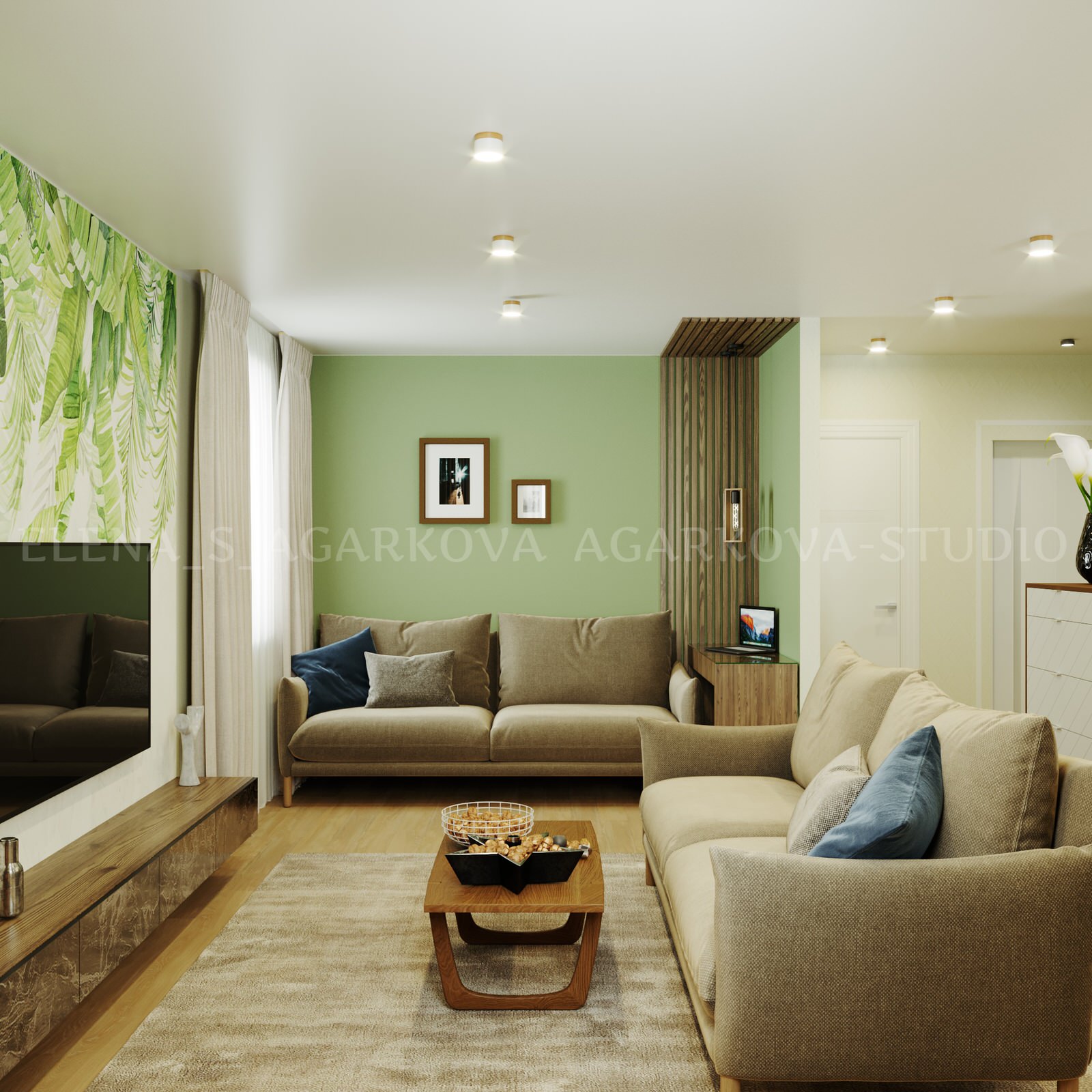 Оттенки зеленого