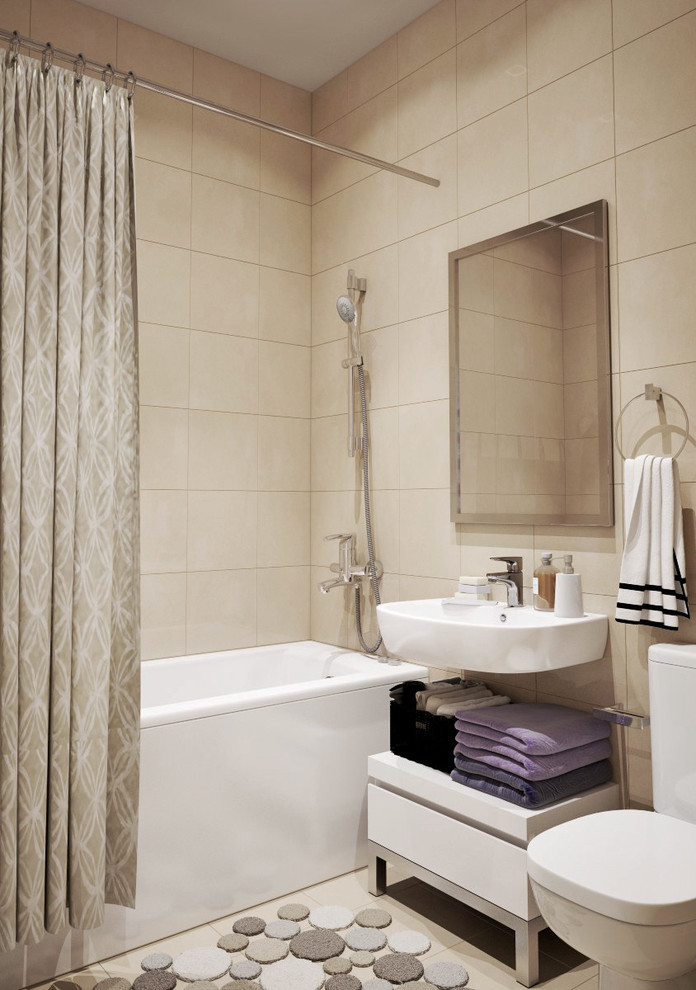 Дизайн однокомнатных апартаментов в ЖК ЯнтарьАпартментс г.Москва