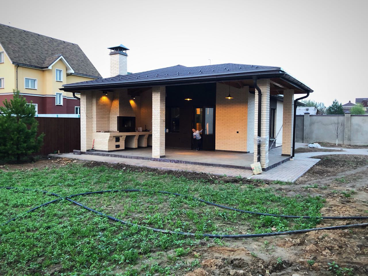 Обложка проекта: Дом, гараж, баня