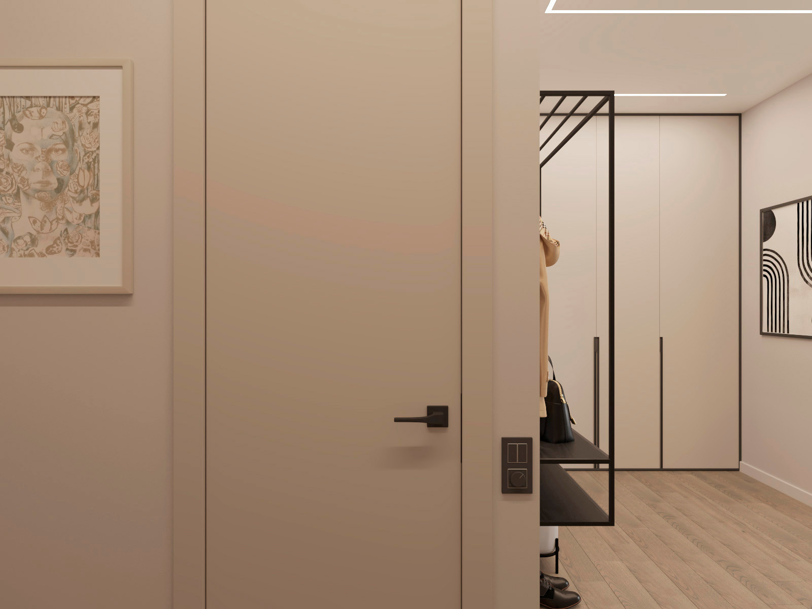 Дизайн интерьера квартиры 82 м.кв.