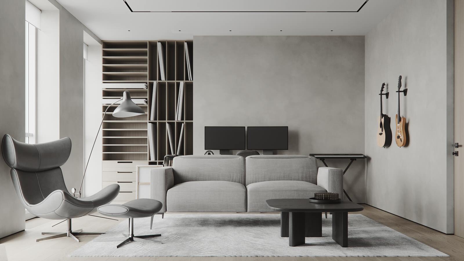 Обложка проекта: Apartamente de Vaugirard work hobby room