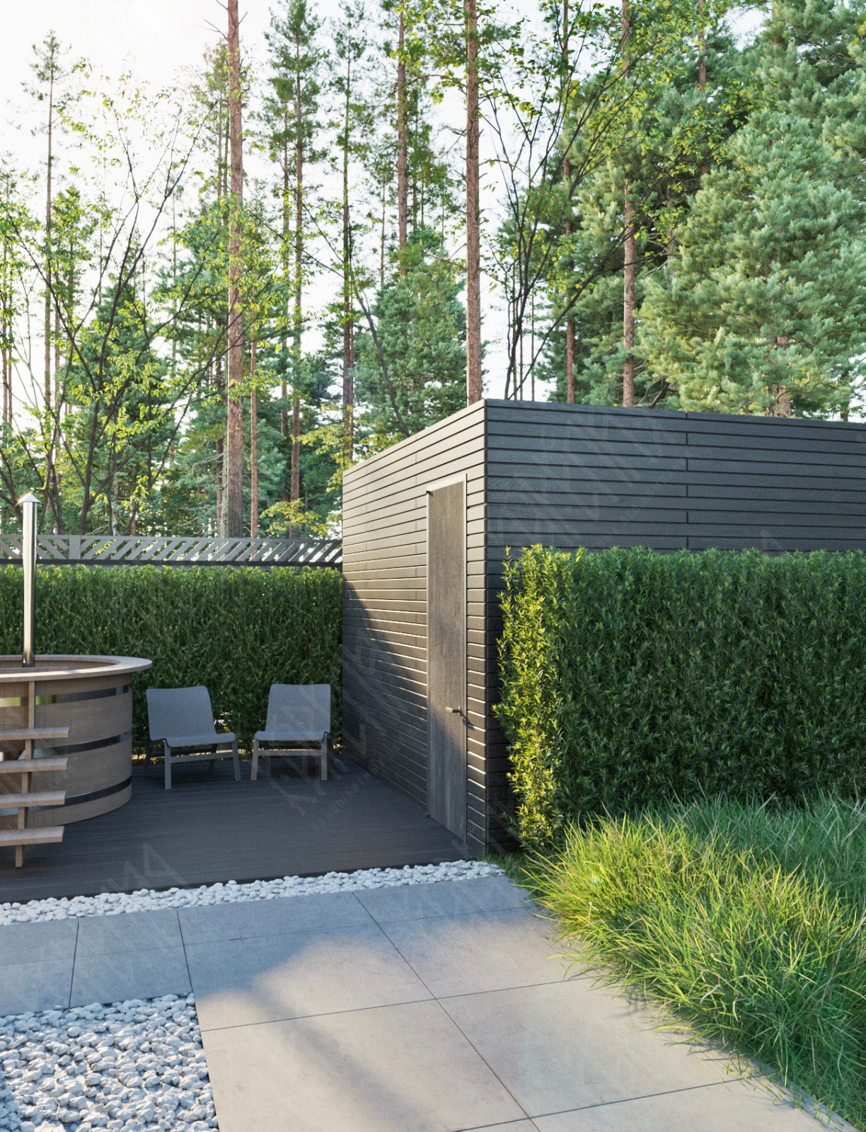 Баня с купелью