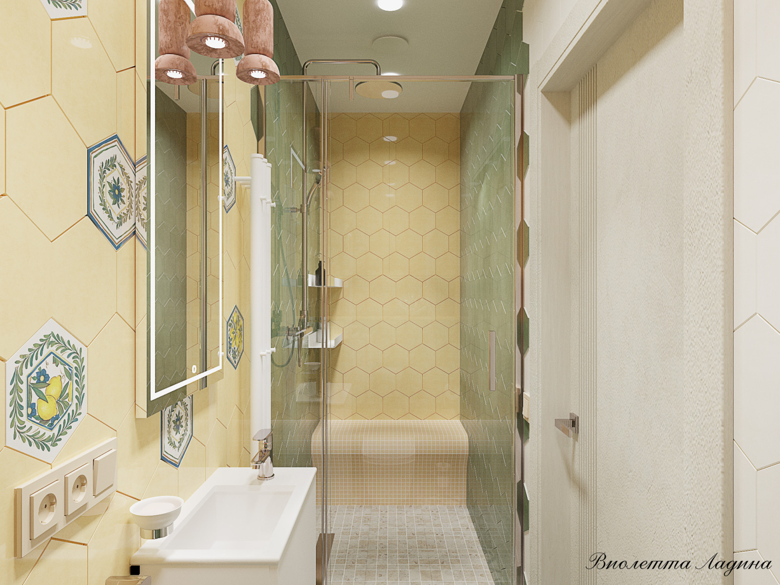 Большая квартира с воспоминаниями о путешествиях.