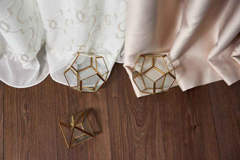 Спальня в бежево-небесной гамме