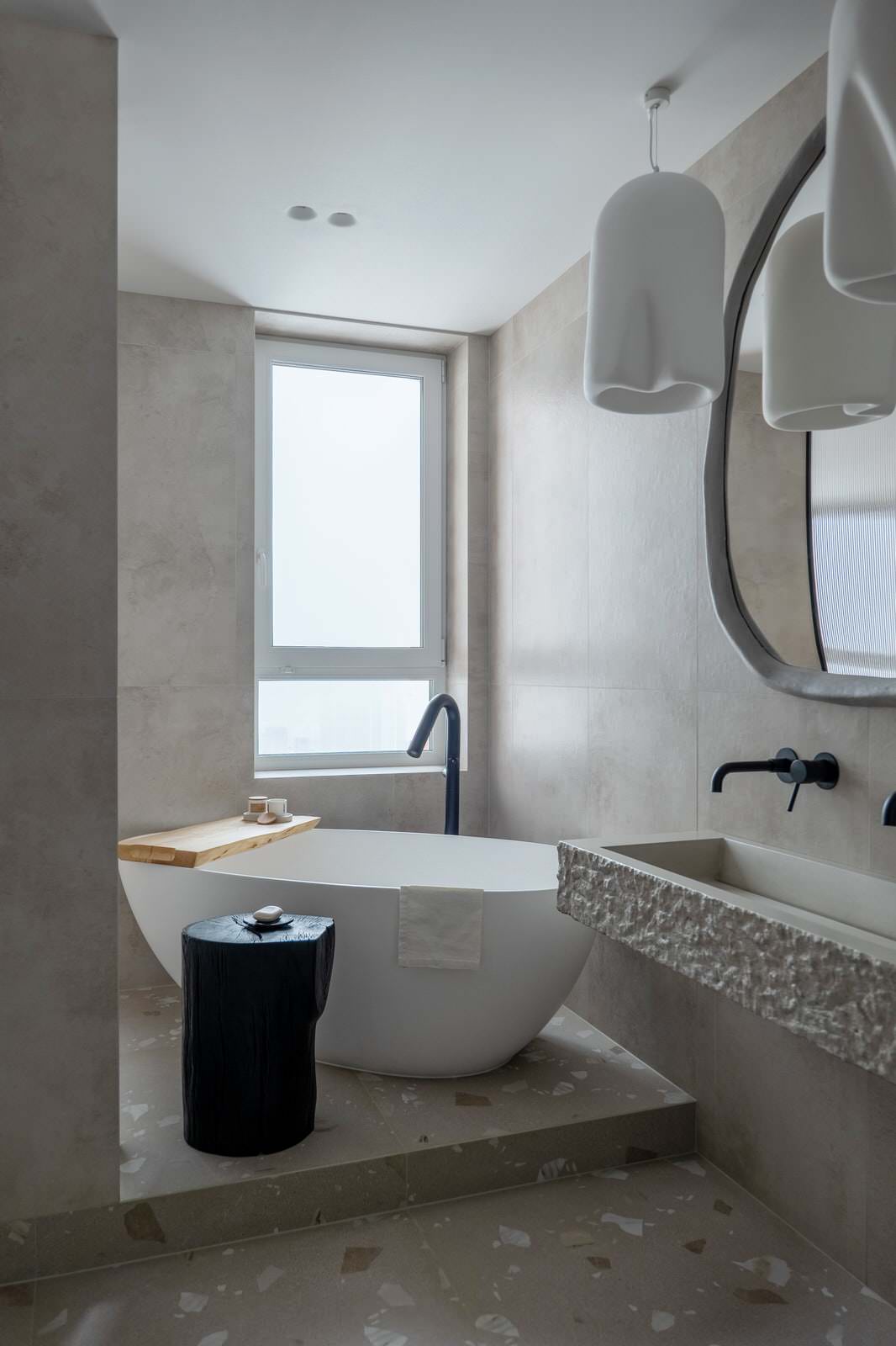 Обложка проекта: Светлая уютная ванная