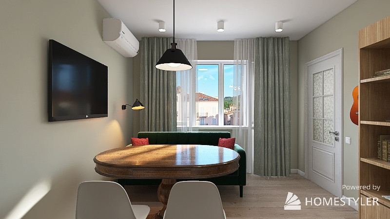 Интерьер 2-комнатной хрущёвки с перепланировкой