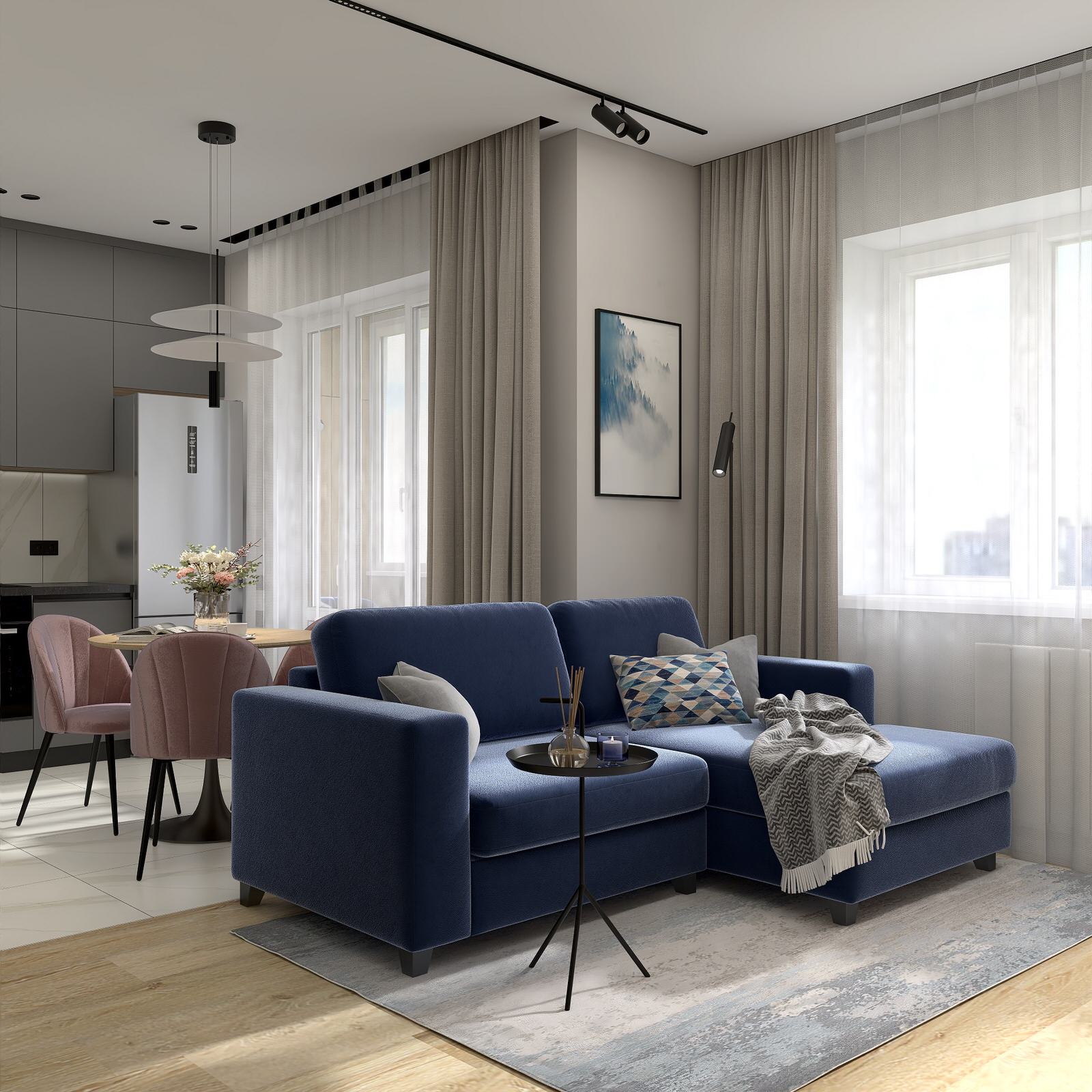 Обложка проекта: Квартира для девушки в Омске