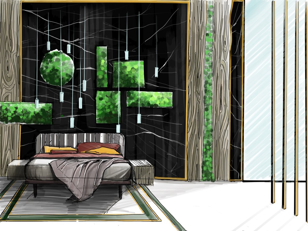 Обложка проекта: Спальня в эко стиле