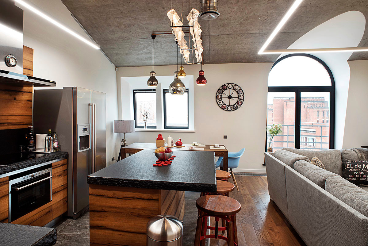 Лофт в мансарде