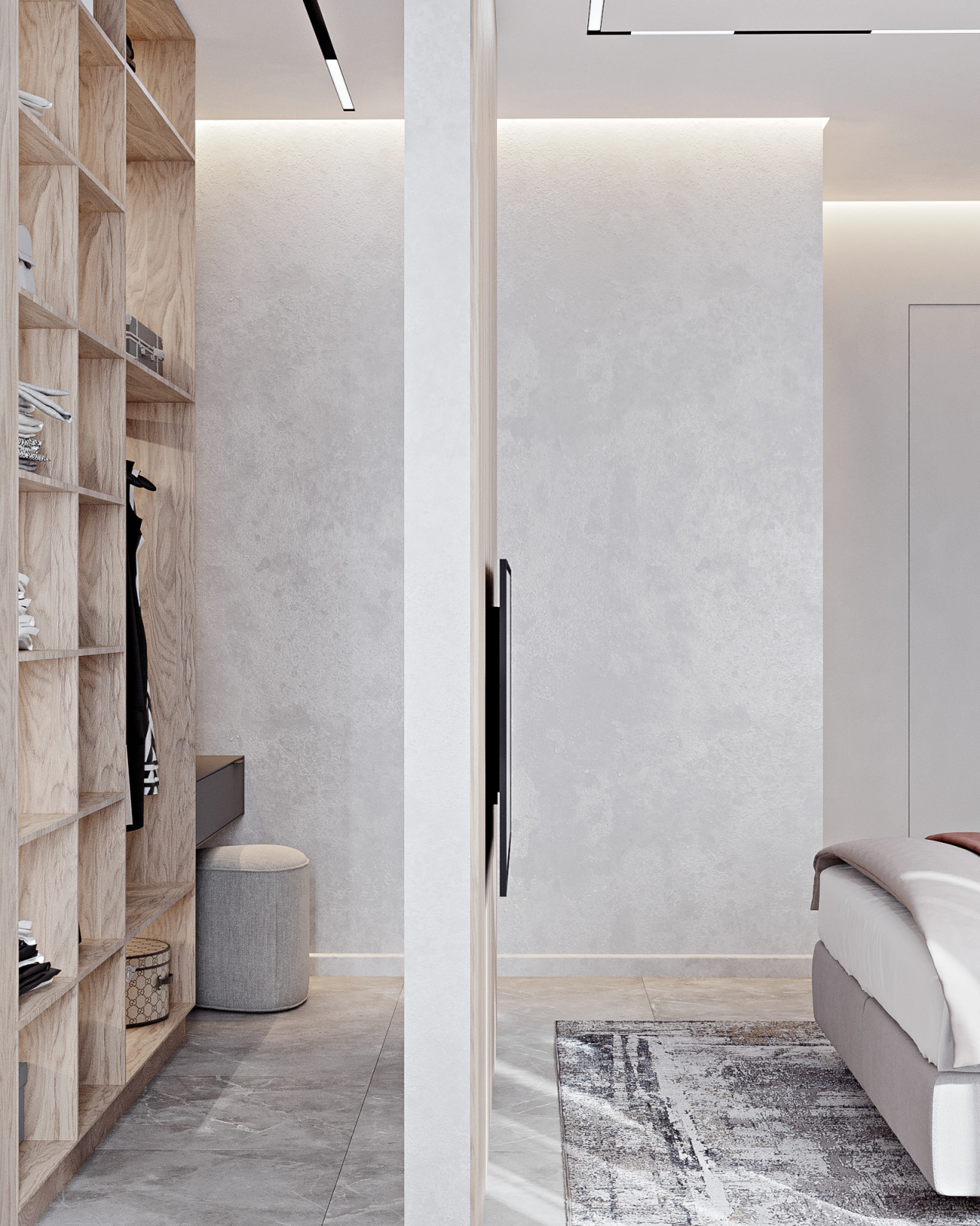 КП Первозванный 1,  спальня (вариант 2)