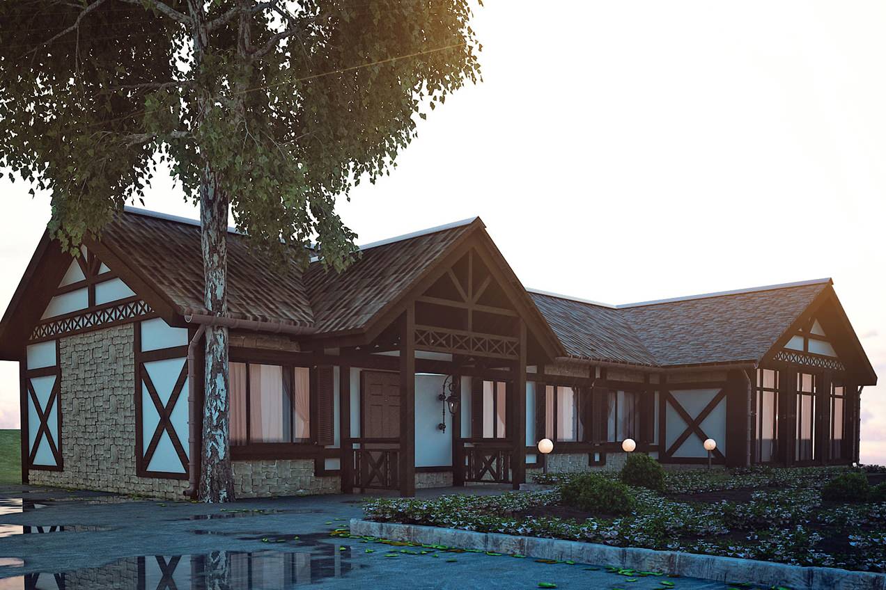 Образцово2 Фасад и двор