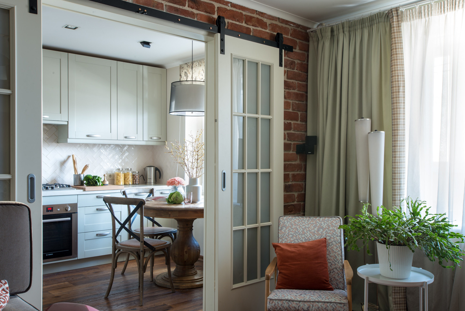 Трёхкомнатная квартира в Царицыно (дизайнер Людмила Данилевич)