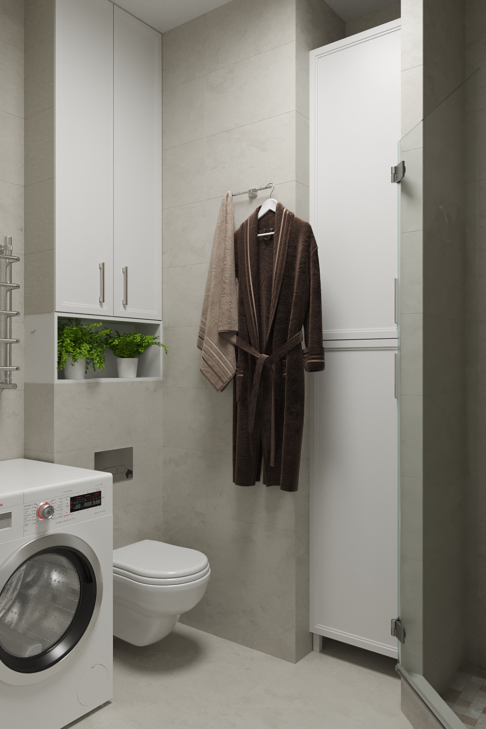 Классический интерьер однокомнатной квартиры в ЖК "Татьянин парк"