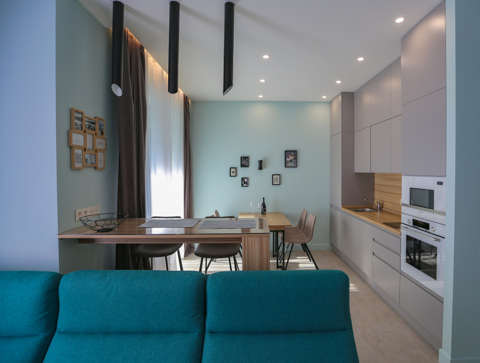 ЖК ЦАРСКАЯ ПЛОЩАДЬ - ЭТЮД С БИРЮЗОВЫМ ОТТЕНКОМ