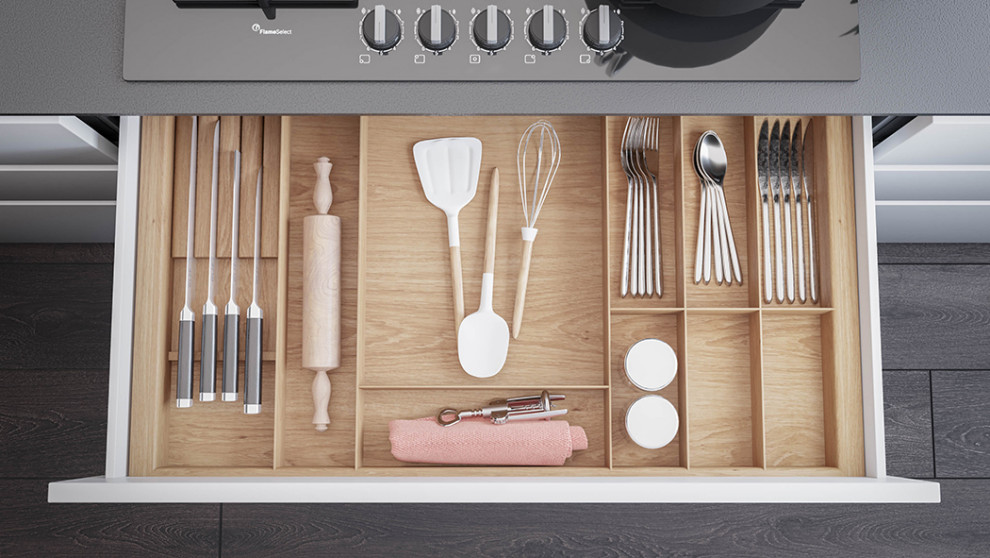 Лоток TETRIS V3 в ящик Blum в базу 900