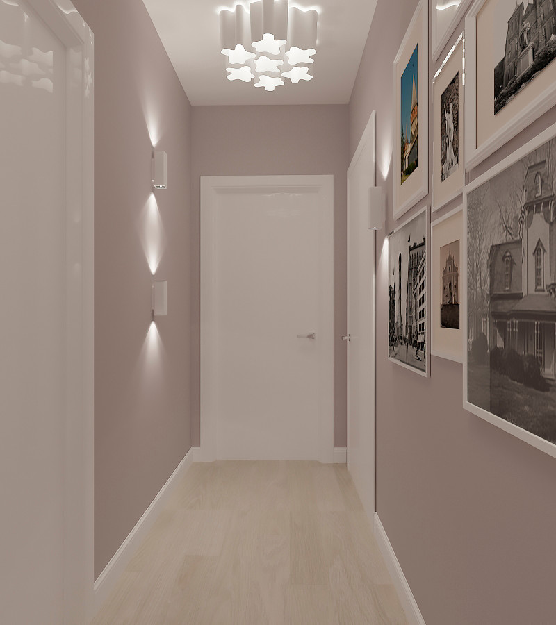 Дизайн интерьера трехкомнатной квартиры по ул. Восточной.