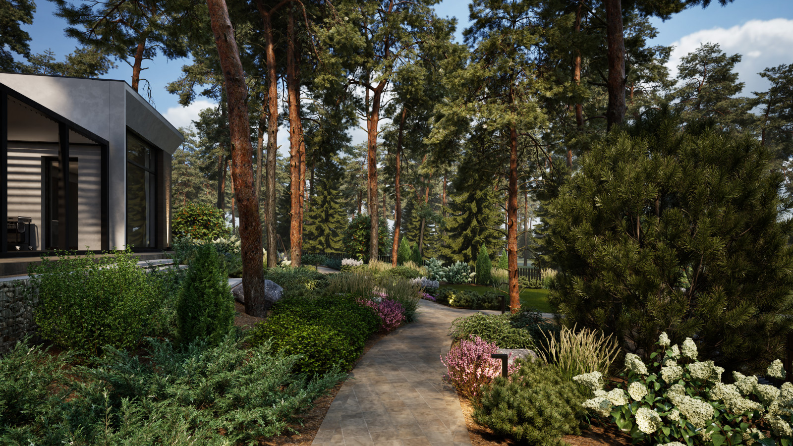 Лесной сад в поселке Урман