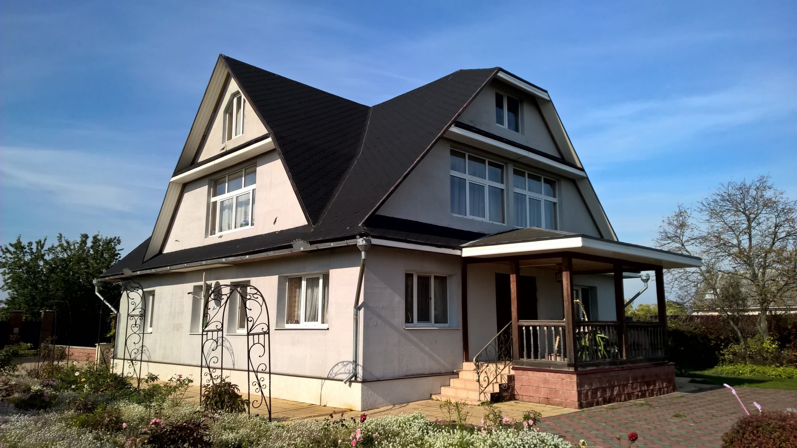 Проект фасада загородного дома