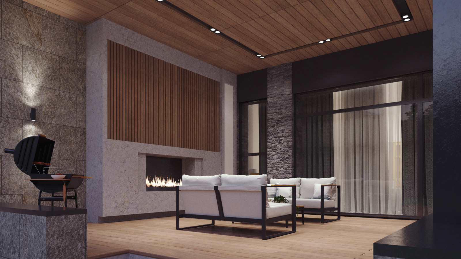 Проект дома для загородного отдыха в горах, Челябинская область