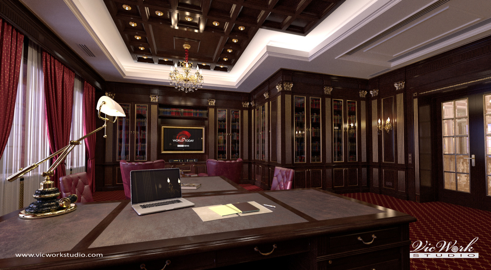 Study. H Residence interiors.