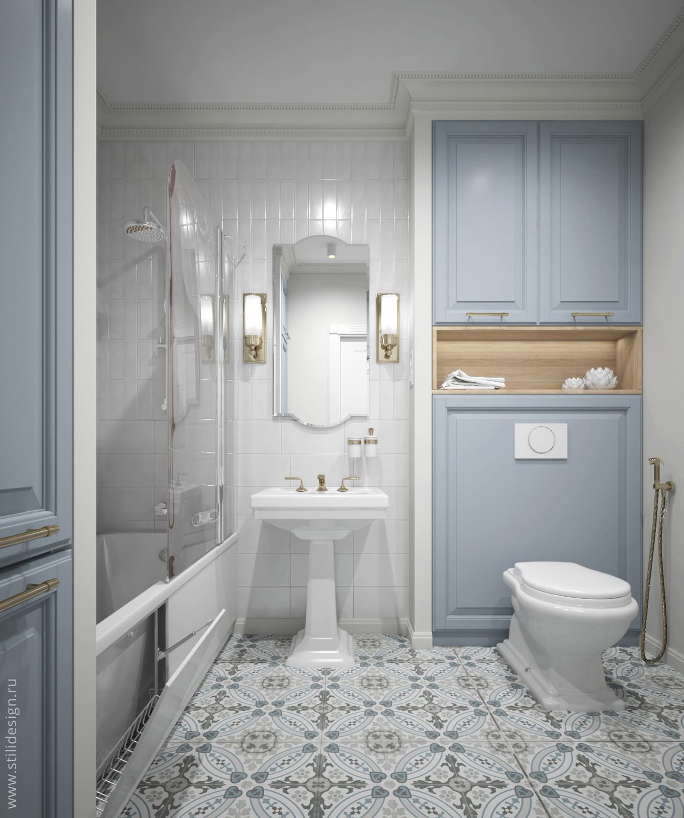 Современная / Американская классика. Квартира 86 кв.м