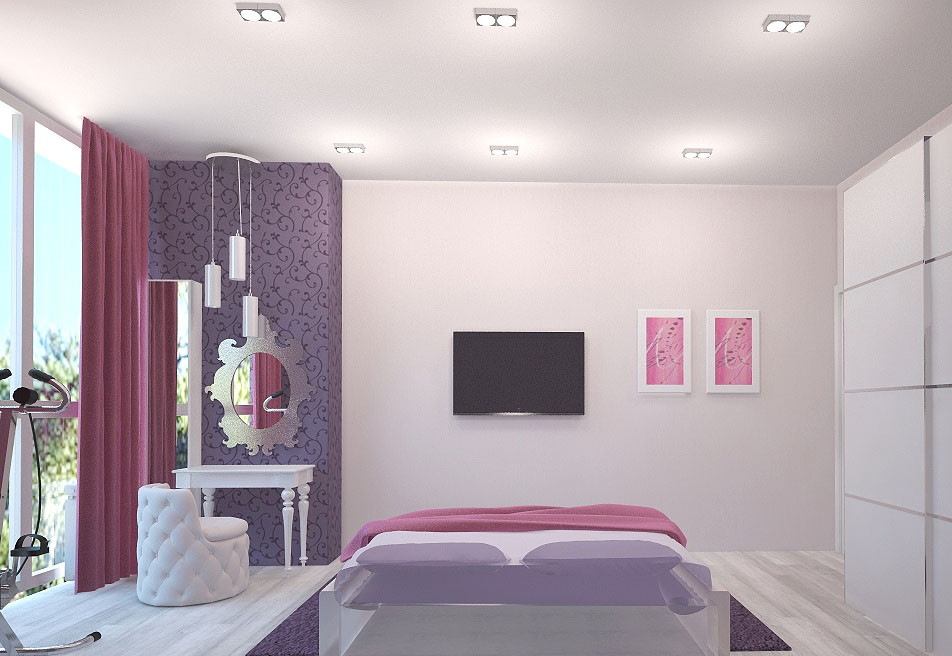 Двухкомнатная квартира: яркий минимализм. 2013 г