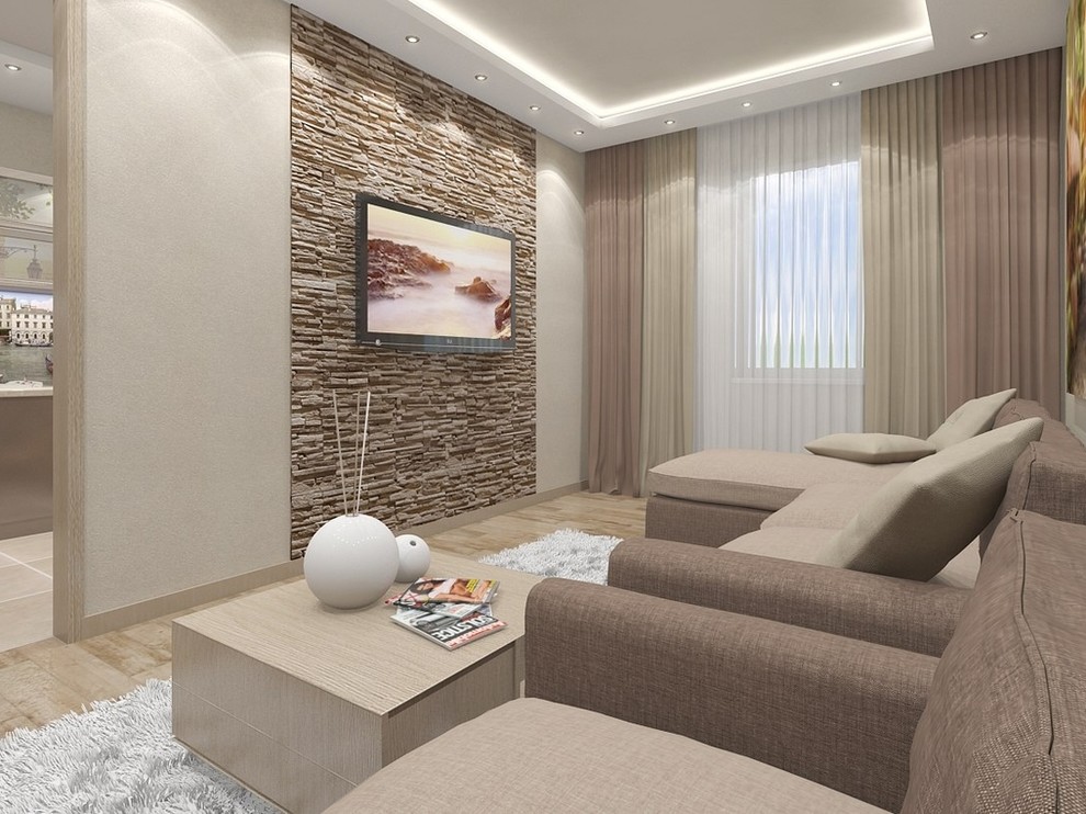 Дизайн-проект квартиры, 72 м2, ЖК Город Набережных