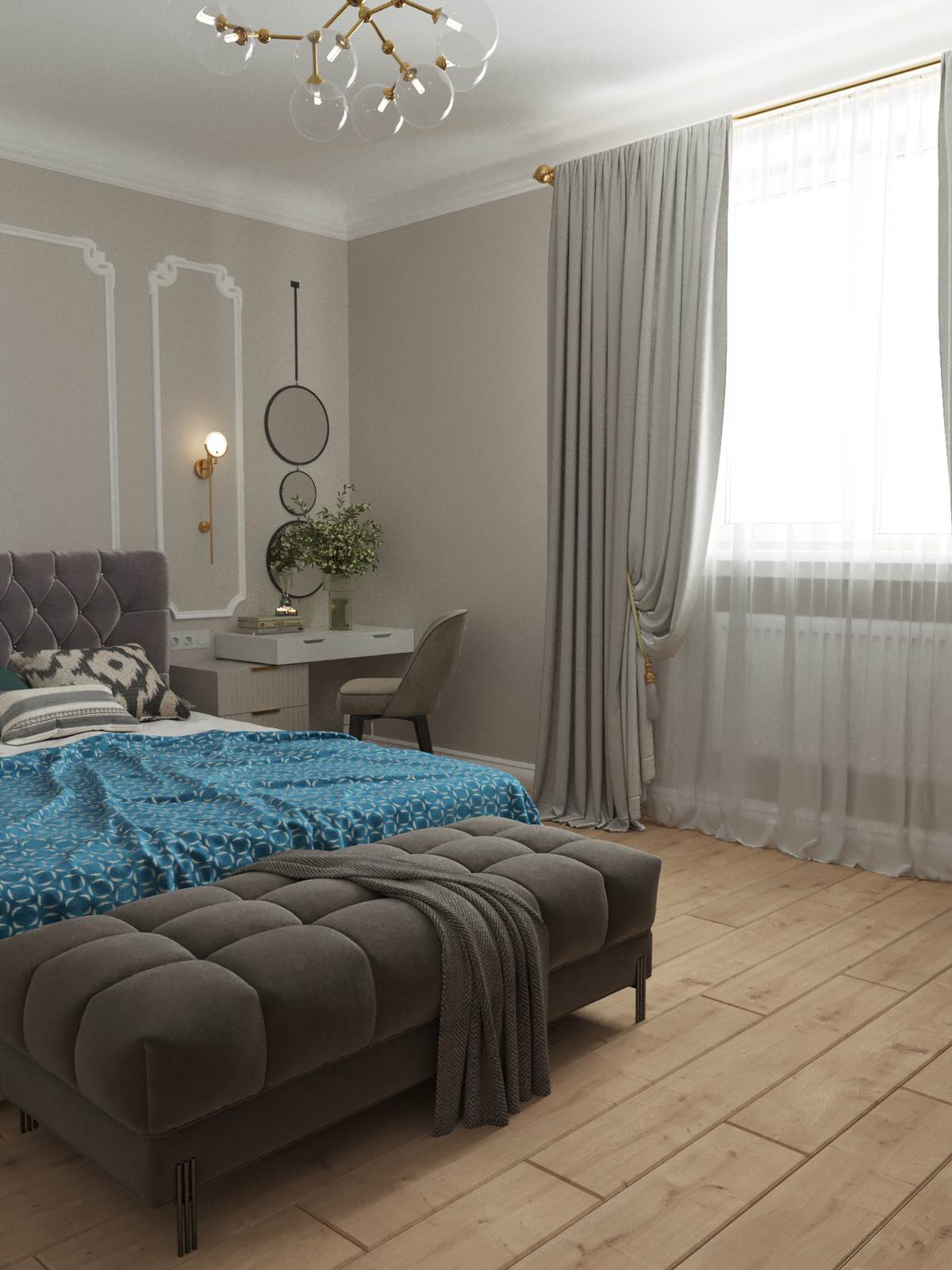 Комната в стиле неоклассика