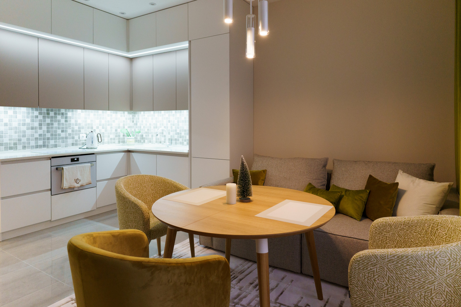 Дизайнерский ремонт квартиры 41 м² в Заречье