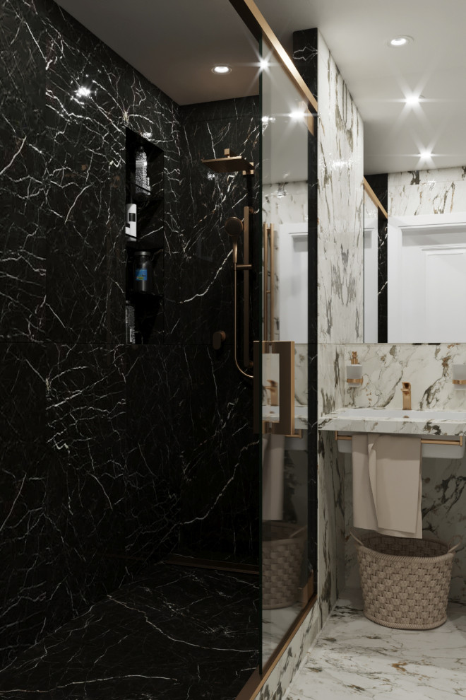 Дизайн проект однокомнатной квартиры в ЖК "Европейский" г. Тюмень