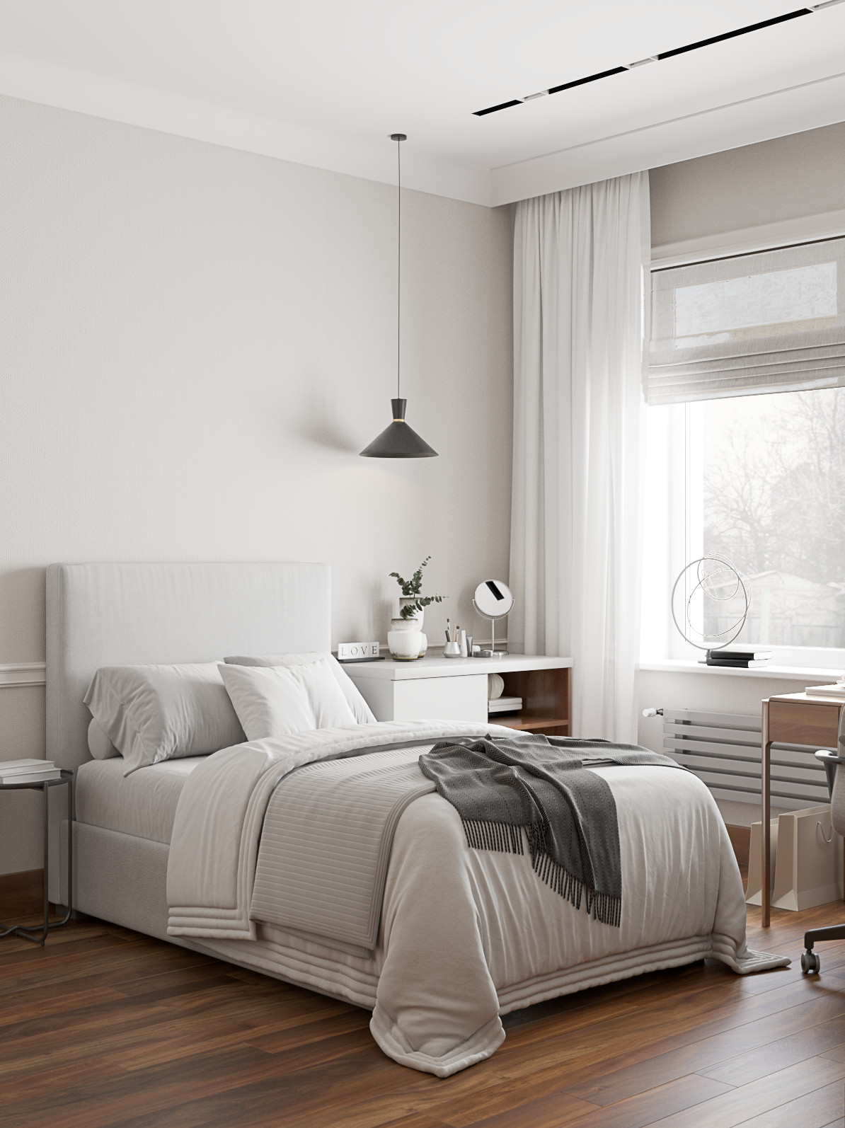 Визуализация трехномнатной квартиры для студии EEDS