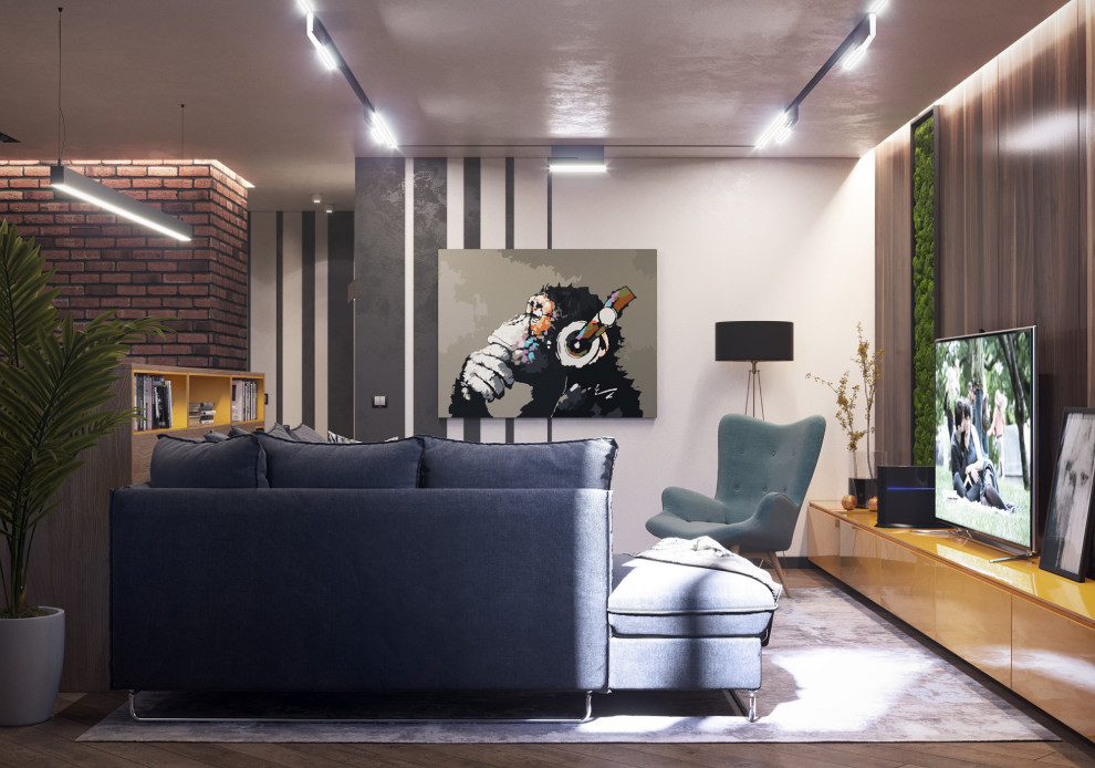 Дизайн проект 2-х комнатной  квартиры