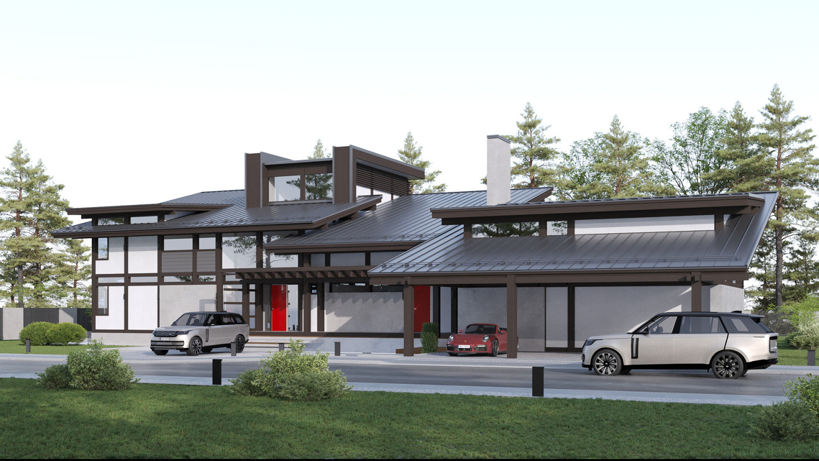 Дом в поселке «Высокий берег» на Истринском водохранилище