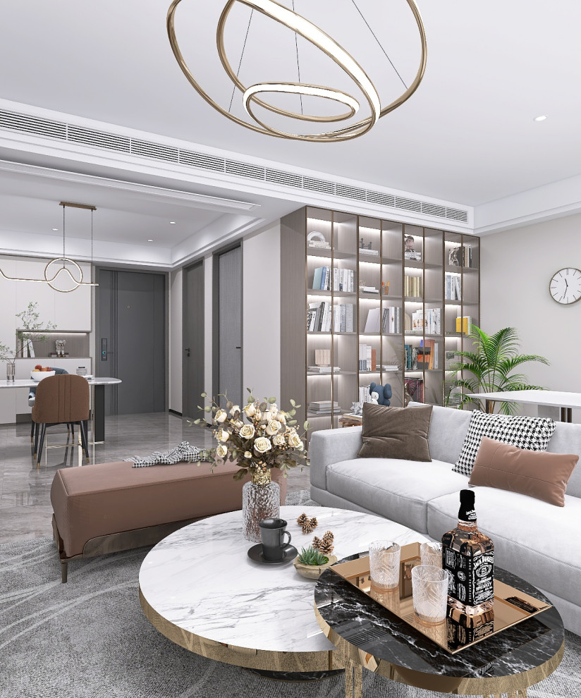 Конкурсная работа 70 кв.м. (кухня-гостиная)