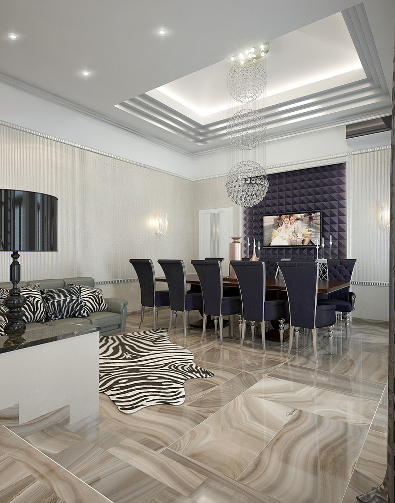 Интерьер дома 285 метров.