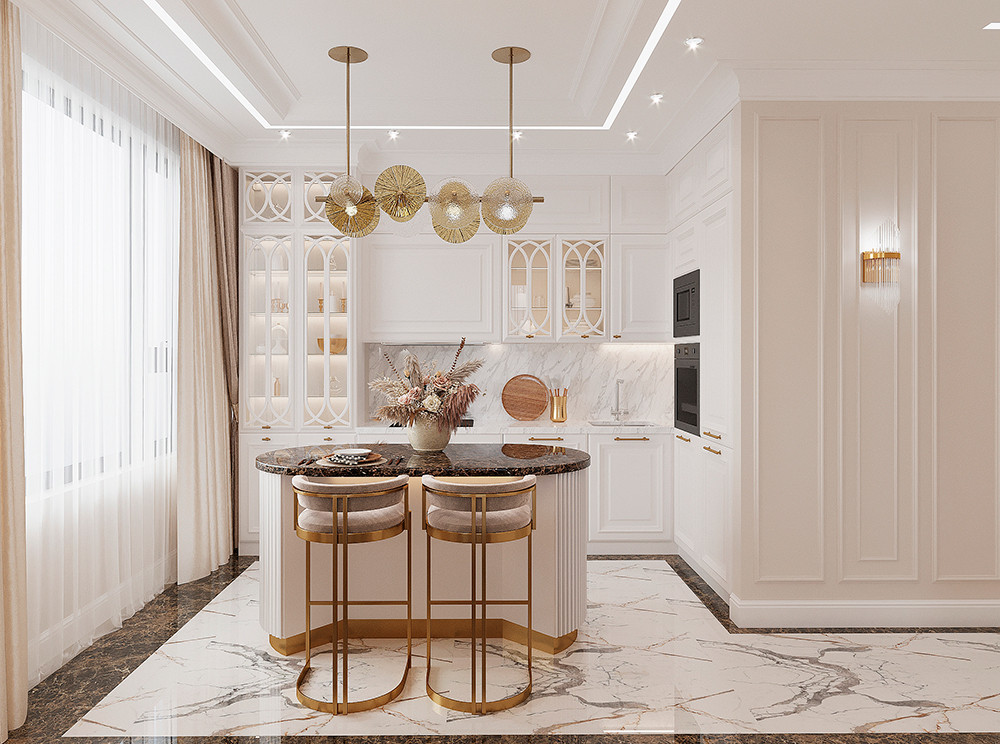 ДИЗАЙН ИНТЕРЬЕРА КВАРТИРЫ В ЖК НЕБО, 109 КВ.М