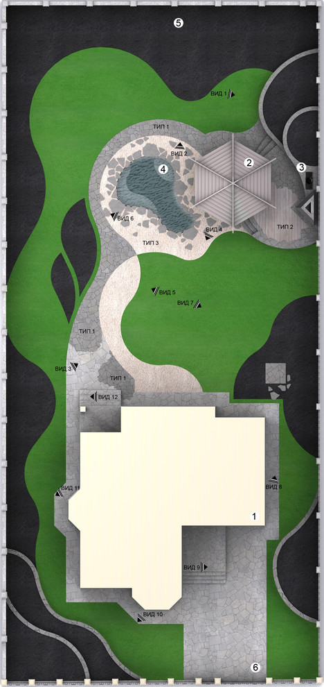 Проект озеленения. Визуализации