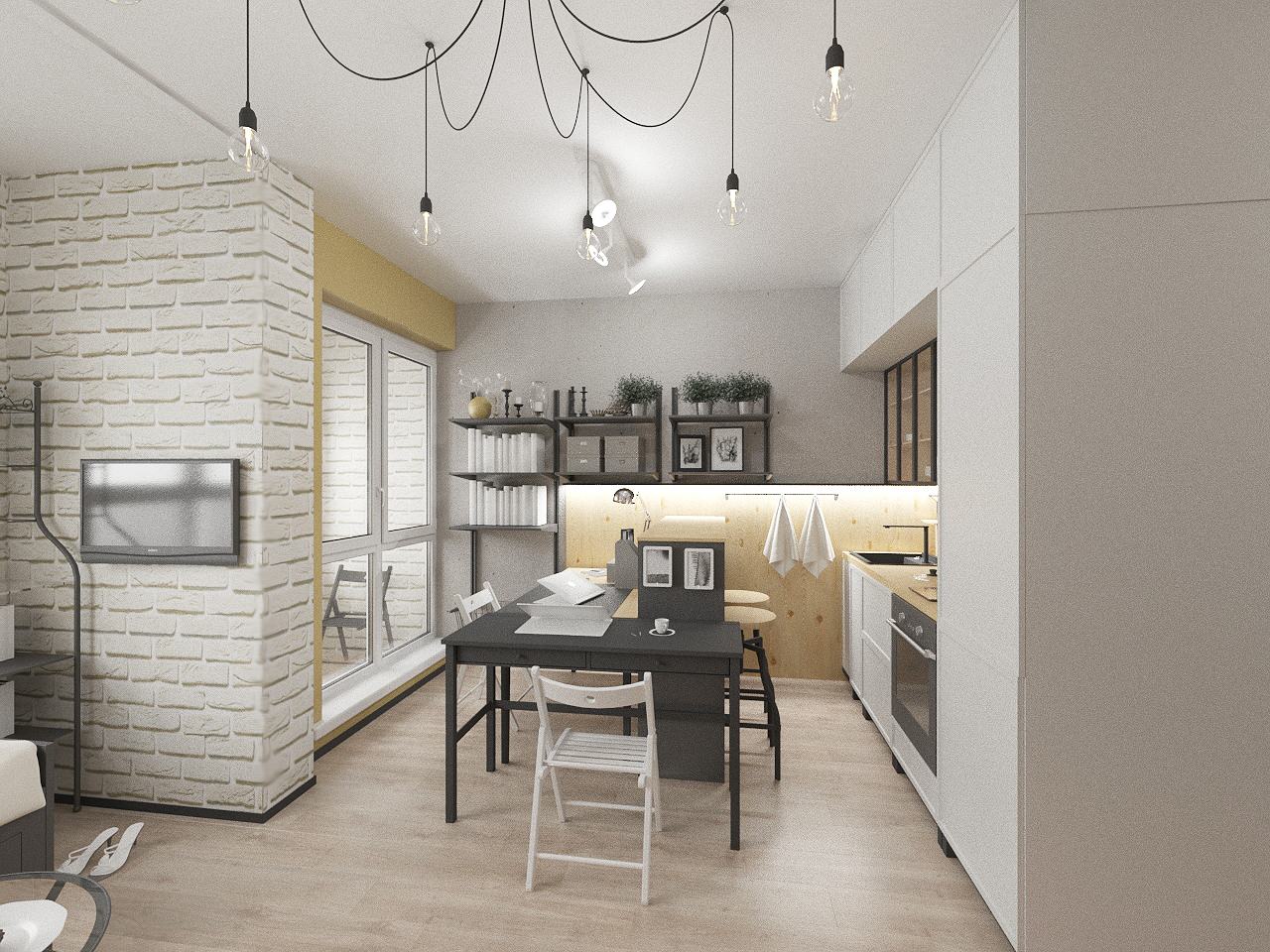 Дизайн квартиры в ЖК "Уфимский Кремль" (проект и реализация)