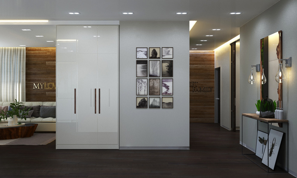 Квартира в современном стиле с элементами экостиля. Москва. 135 кв.м.