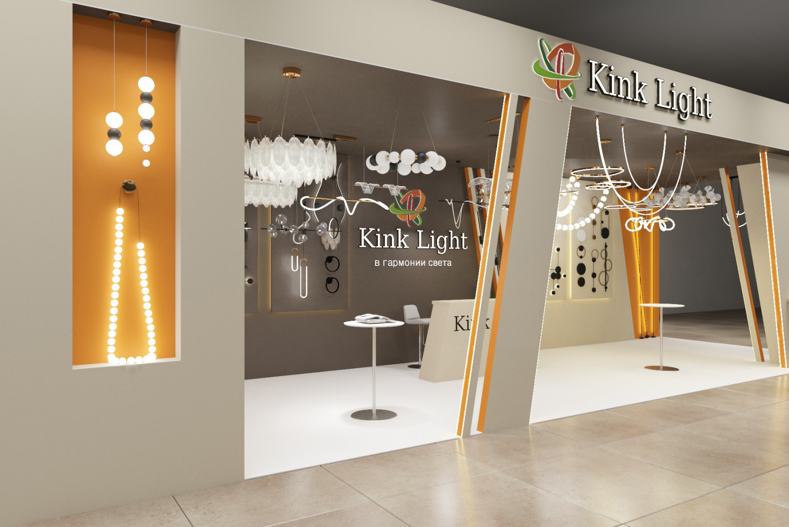 Выставочный стенд для компании Kink Light