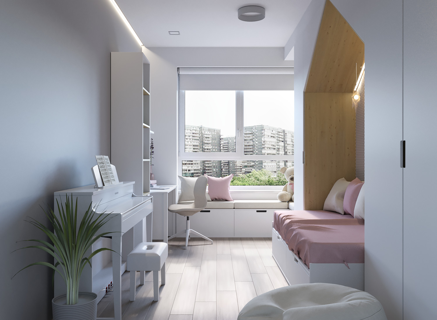 Проект квартиры в Москве 100 м.кв