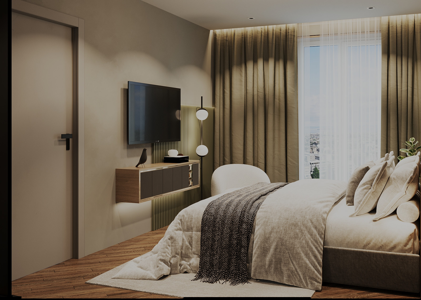 г. Иваново, Дизайн-проект евродвушки 57 м2