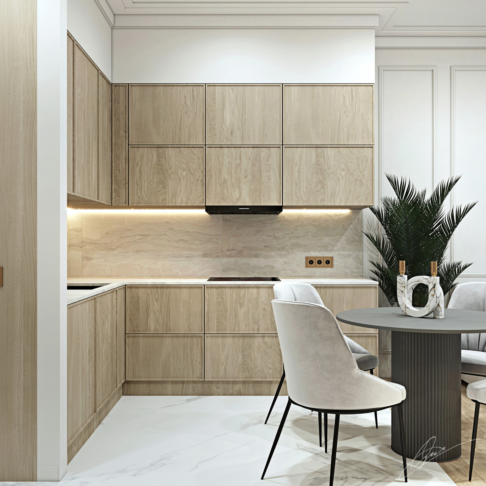 Трёхкомнатная квартира в ЖК "Discovery Park"