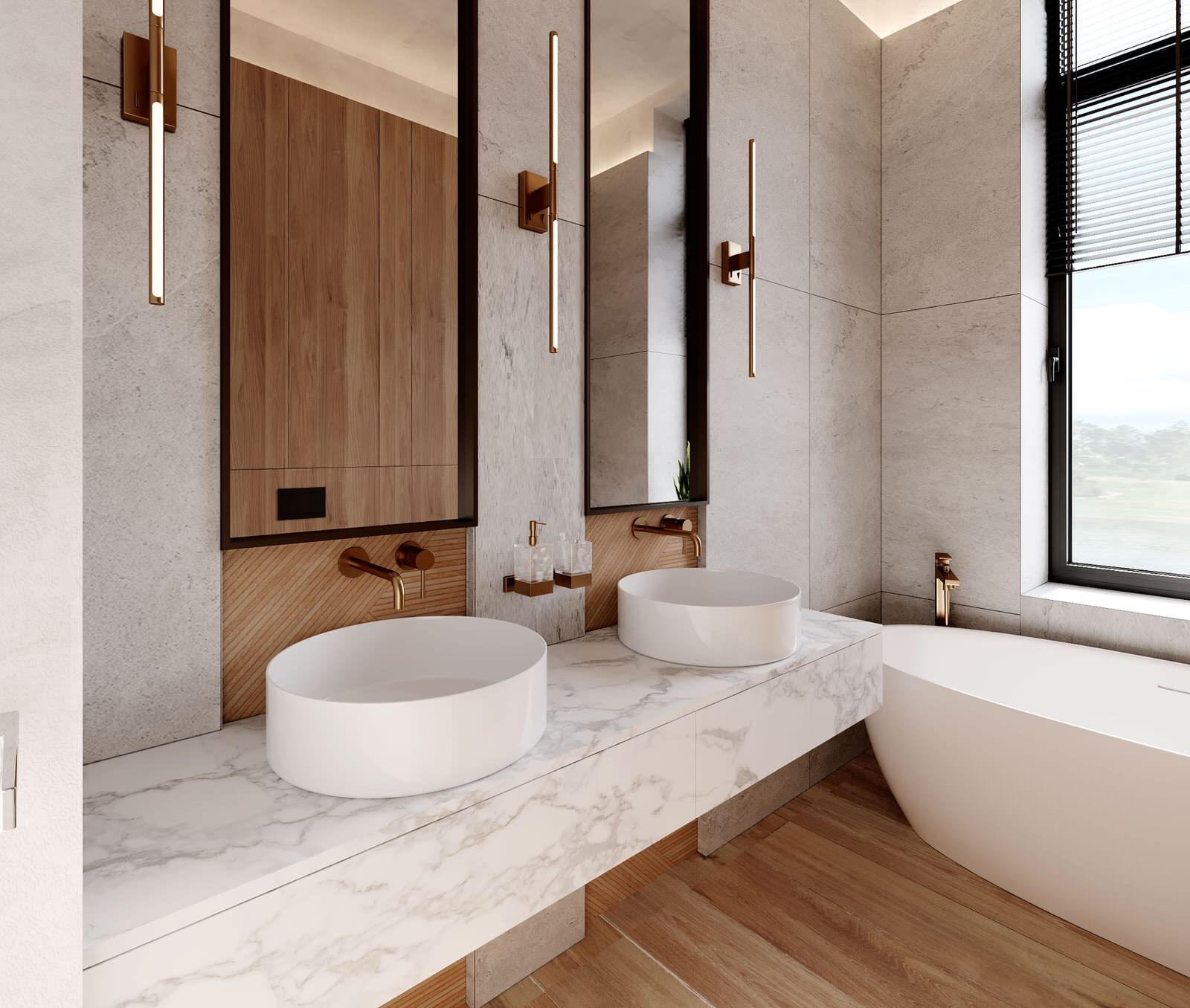 Интерьер квартиры в ЖК "Вест Гарден"