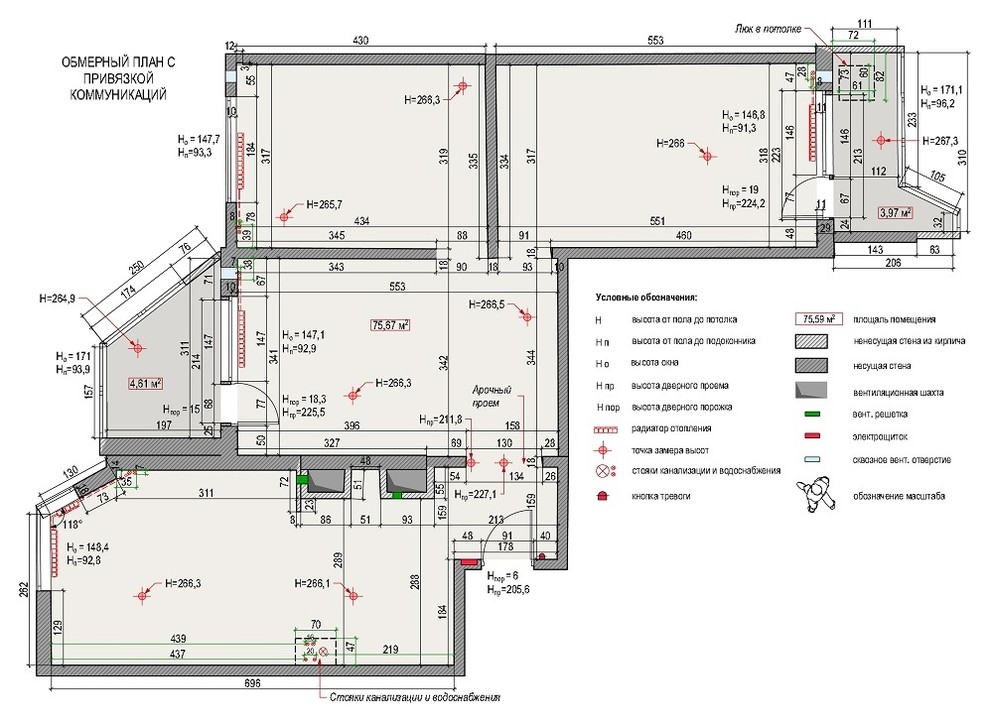 Проект трехкомнатной квартиры в ЖК «Бутово Парк 2»