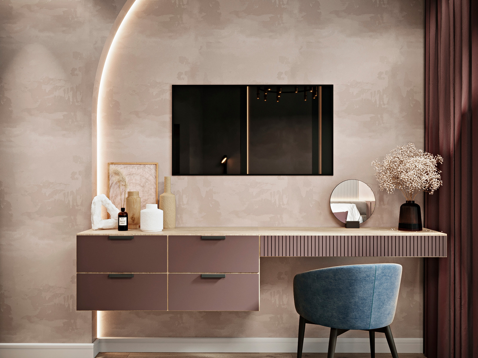 Дизайн интерьера квартиры ЖК «Wellton park»