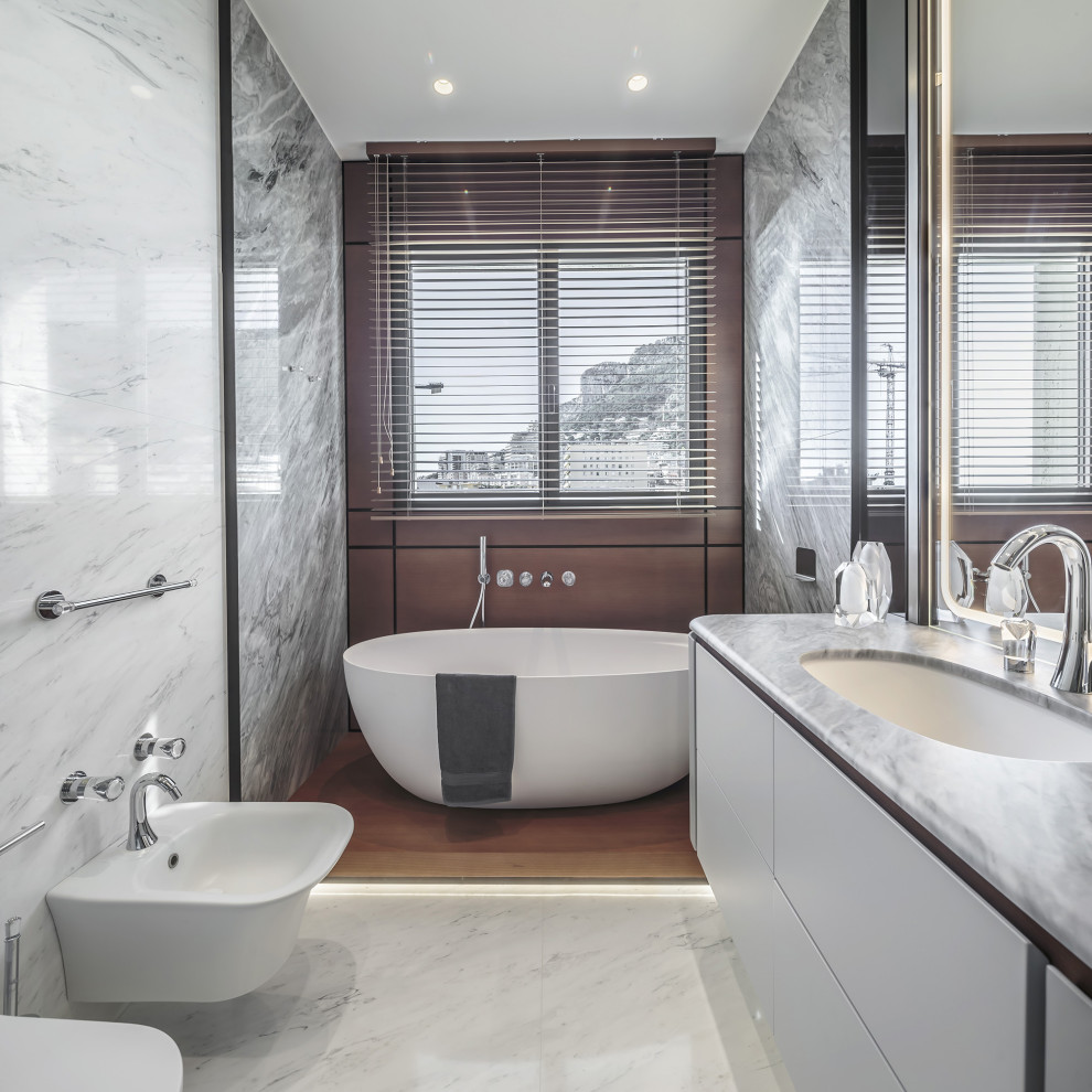 Interior design of a penthouse in Monte-Carlo