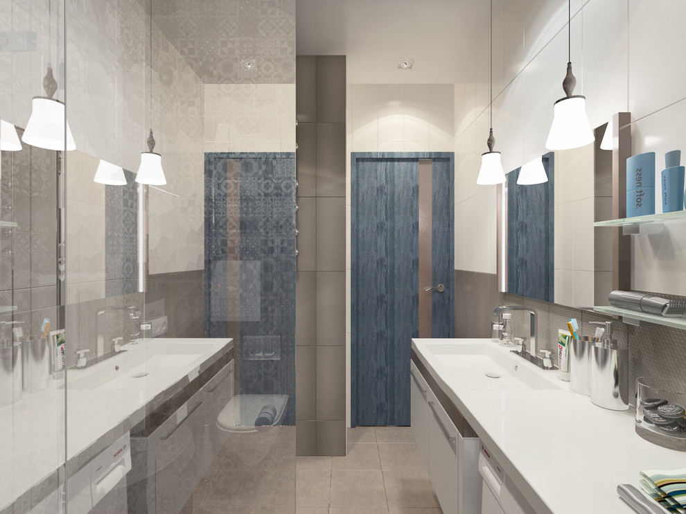 Дизайн интерьера однокомнатной квартиры.Современная класиика