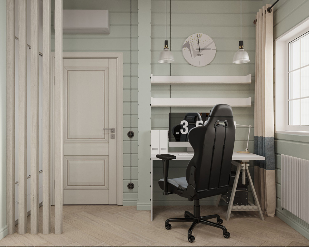 Дизайн интерьера срубного дома